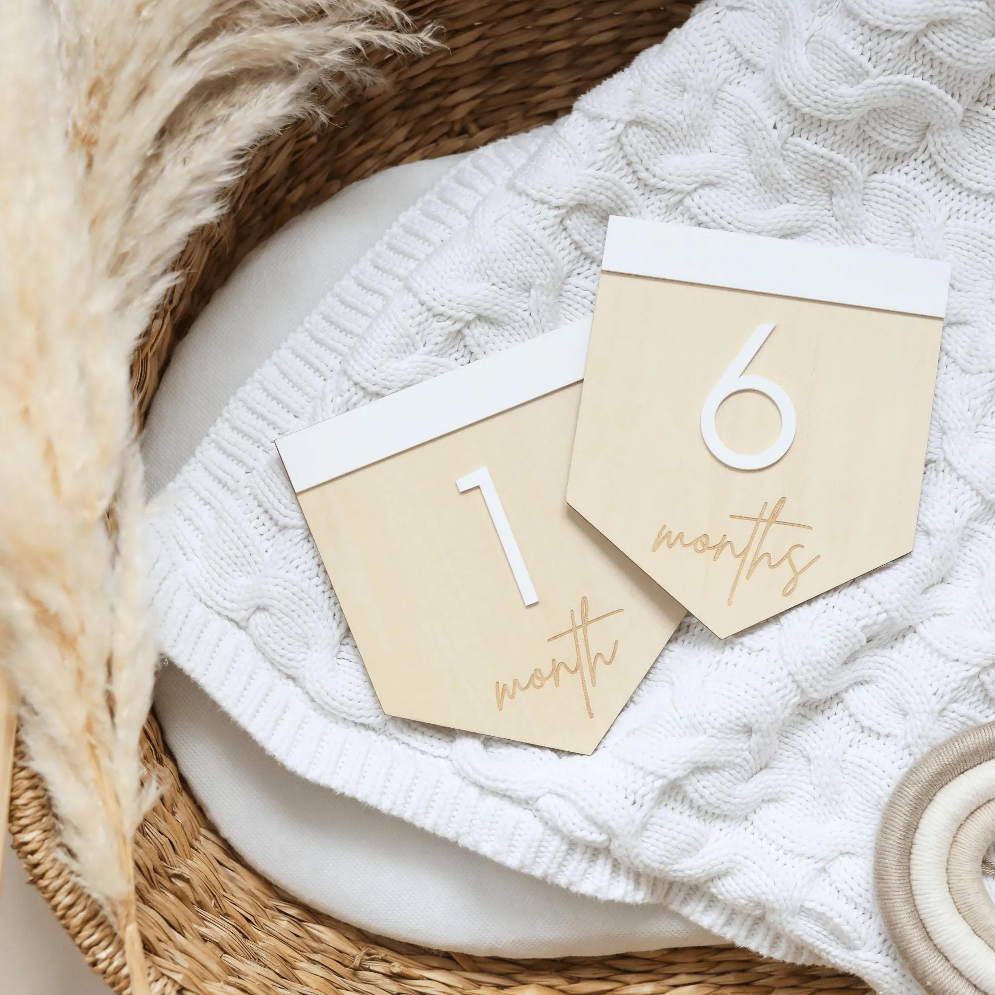 a close up of a basket with a label on it