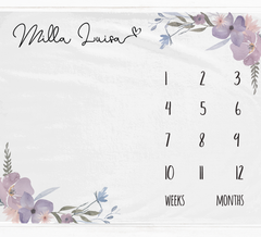 a calendar with a floral design on it