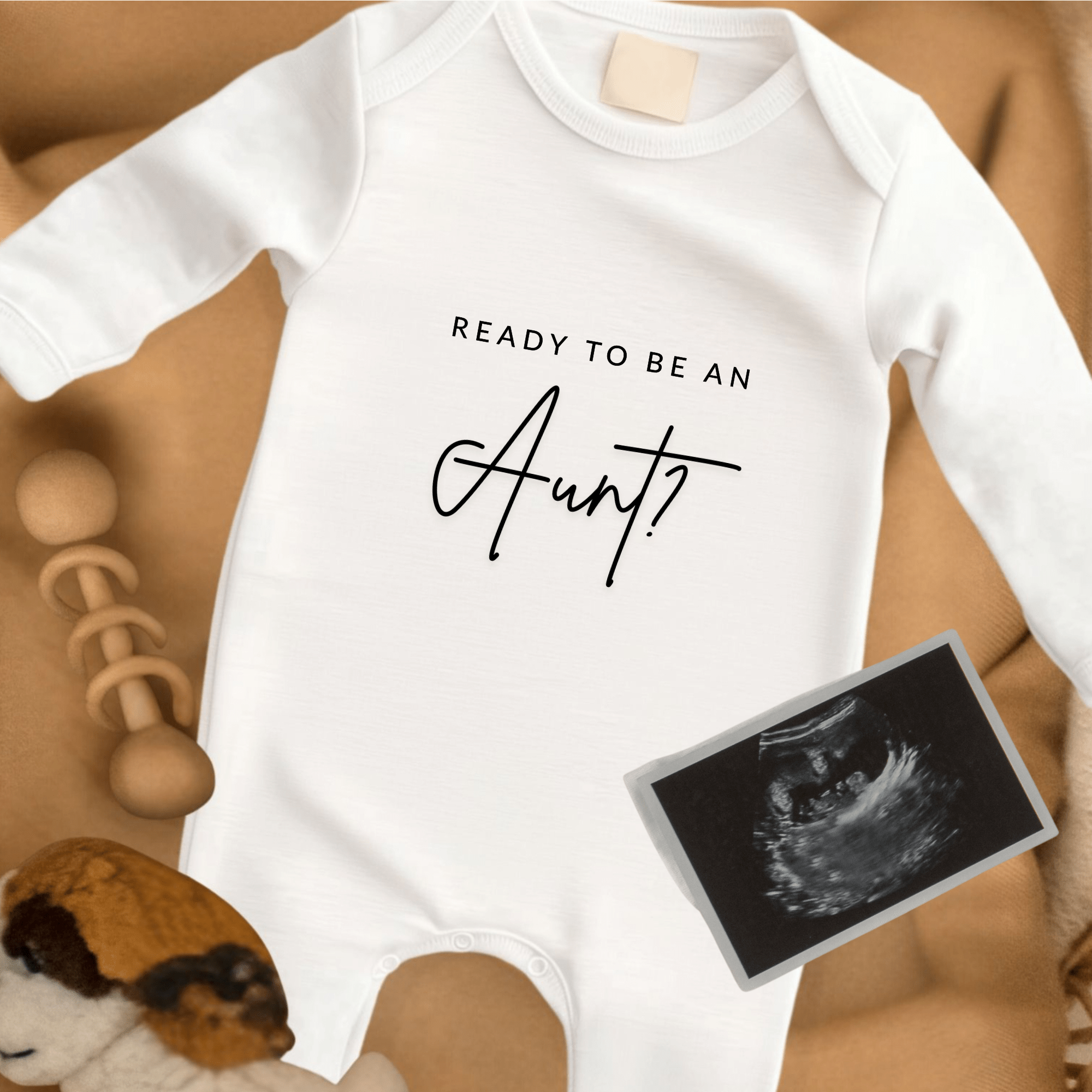 Auntie Baby Announce Pregnancy Reveal, - Baby Pandas