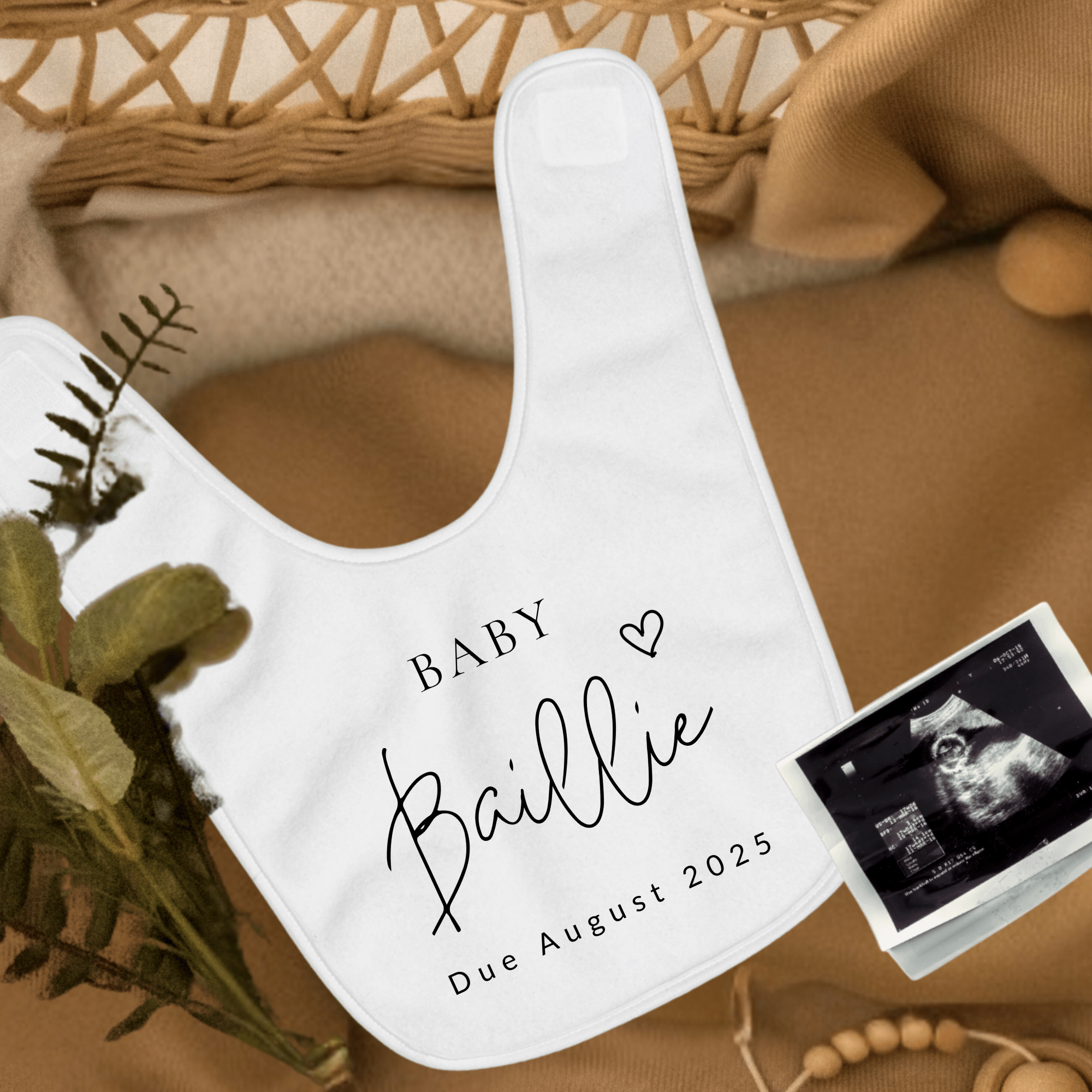 Baby Announcement Custom Due Date Baby Name Romper - Baby Pandas