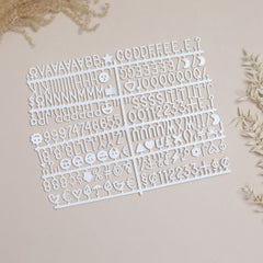 Beige Pregnancy Announcement Letter Board - Baby Pandas