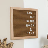 Brown Pregnancy Announcement Letter Boards - Baby Pandas