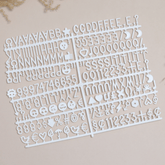 Extra Letters for Pregnancy Announcement Letter Boards - Baby Pandas