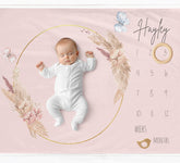 Butterfly Milestone Blanket