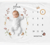 Wildflower Milestone Blanket