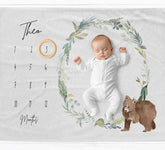 Bear Milestone Blanket
