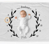 Botanical Gender Neutral Milestone Blanket