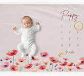 Poppy Milestone Blanket