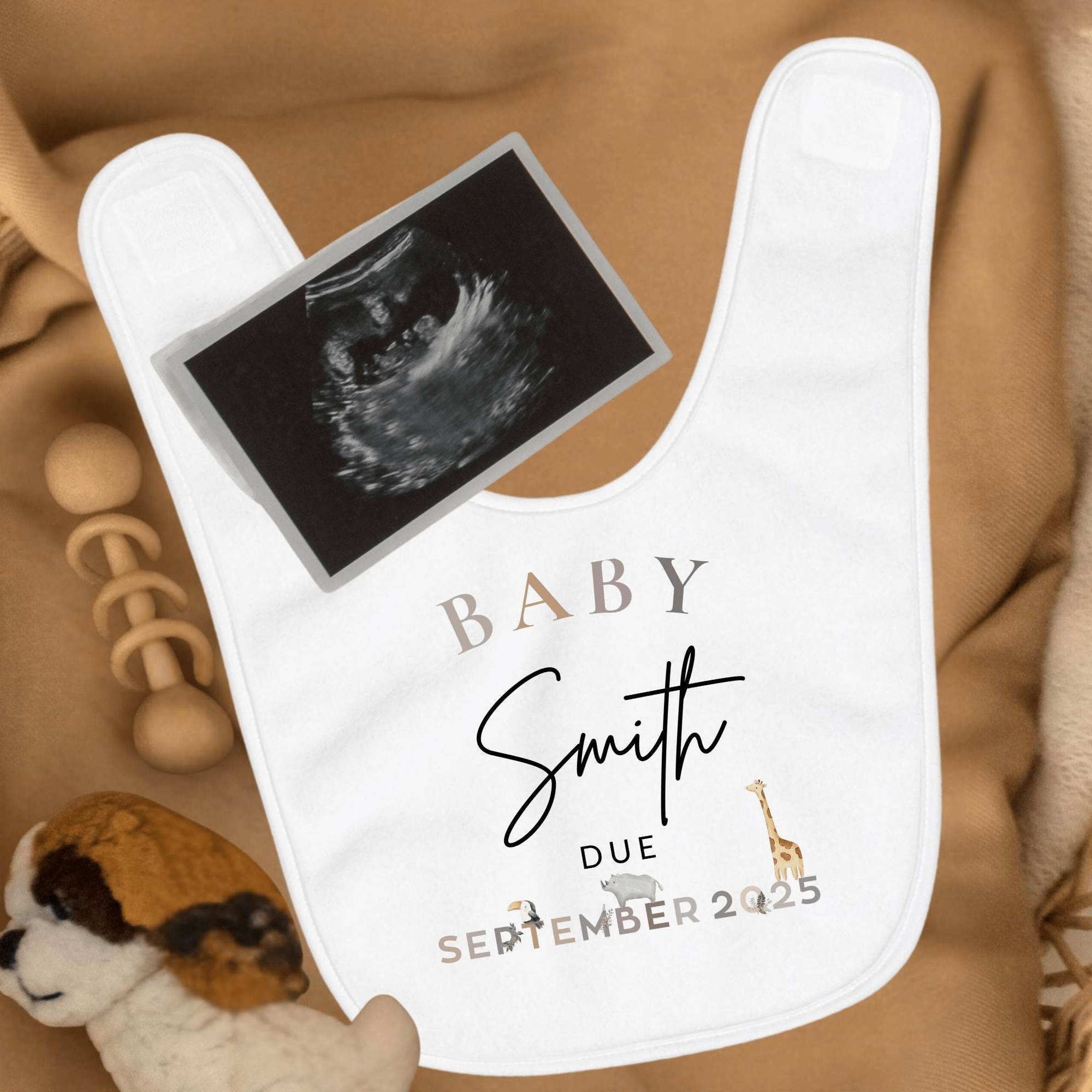 Safari - Themed Personalised Baby Announcement Clothes - Baby Pandas