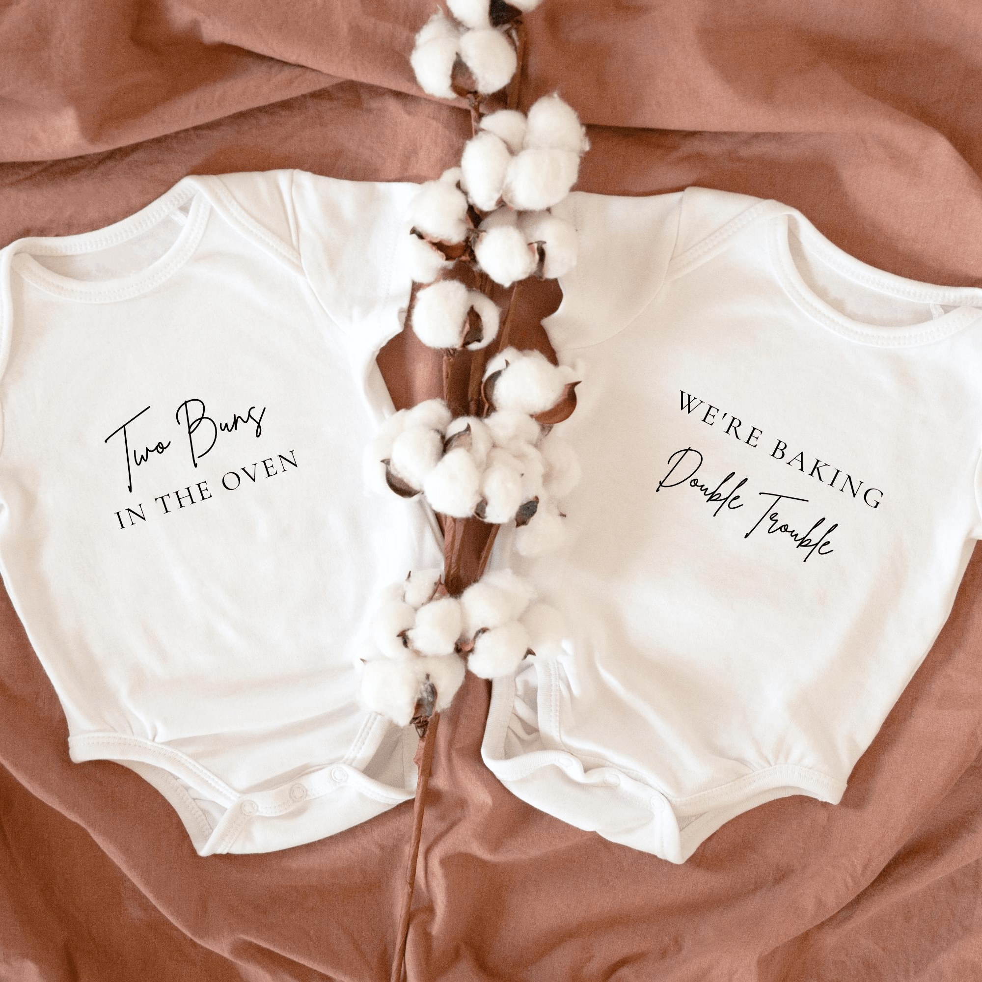 Twins Coming Soon Baby Bodysuit - Baby Pandas