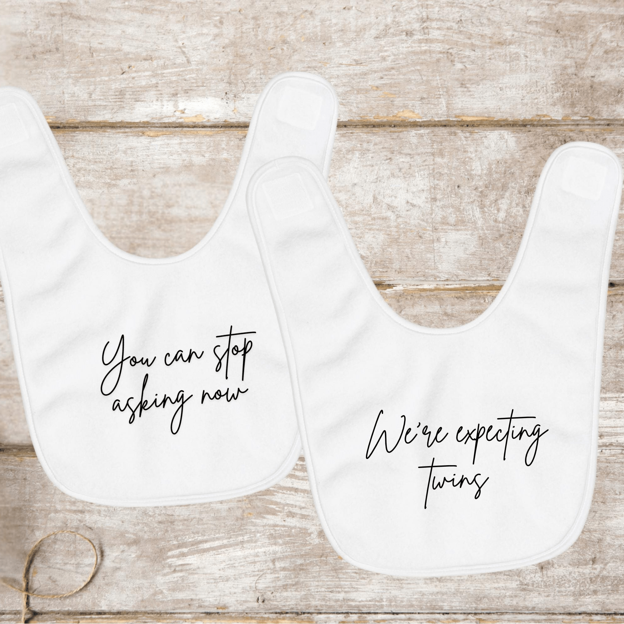 We're Expecting Twins Pregnancy Announcement Clothes - Baby Pandas