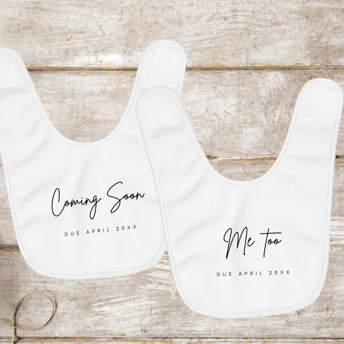Coming Soon, Me Too Twins Announcement Baby Grows - Baby Pandas