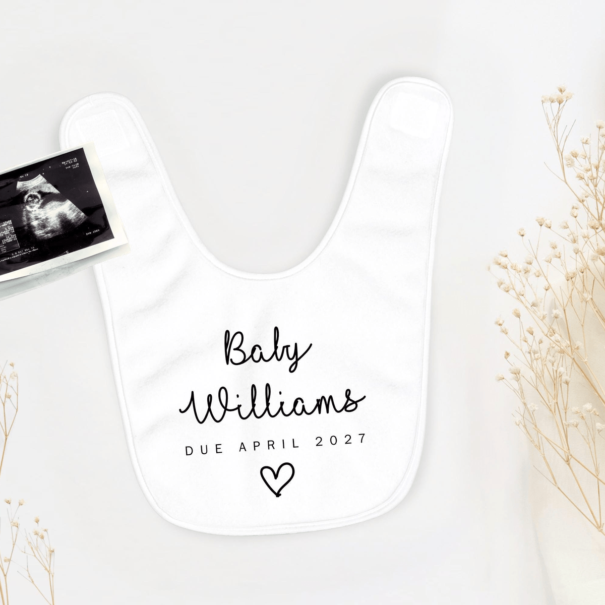 Heart Pregnancy Announcement Baby Clothes - Baby Pandas