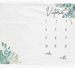 Foliage Milestone Blanket