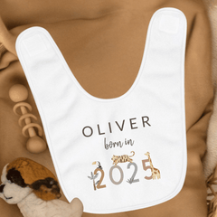 Safari Personalised Pregnancy Reveal Baby Clothes - Baby Pandas
