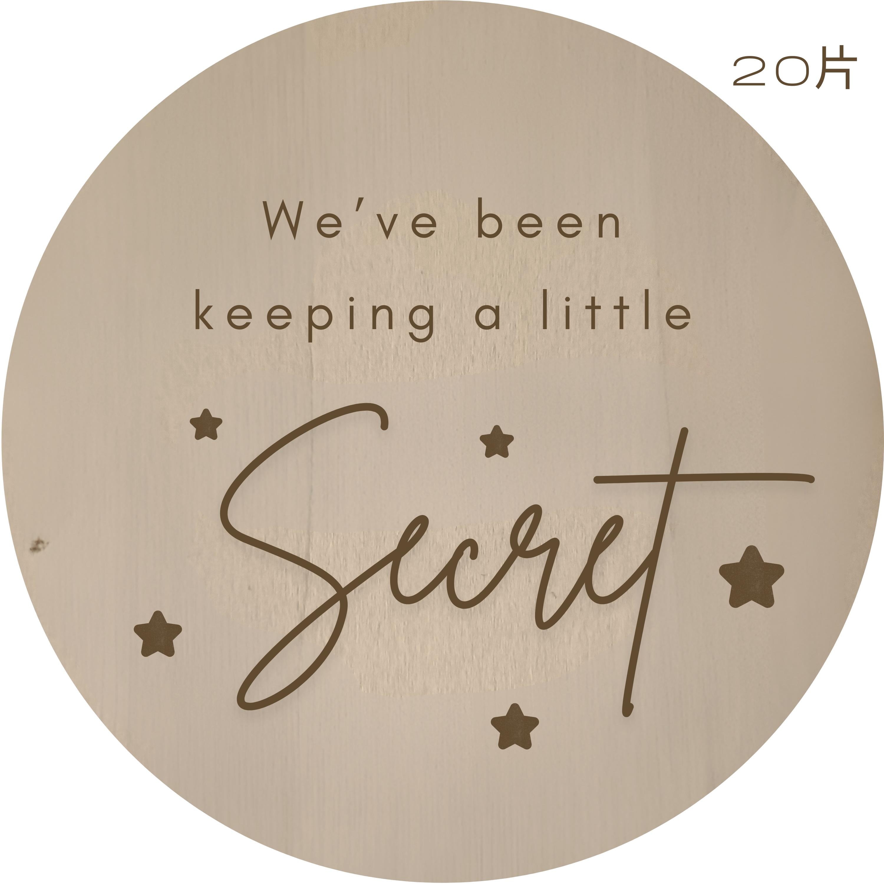 Wildflower Pregnancy Announcement Disc - We Can't Wait To Meet You - Baby Pandas