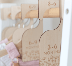 Wildflowers Baby Clothes Size Dividers (Double sided) - Baby Pandas