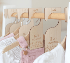 Wildflowers Baby Clothes Size Dividers (Double sided) - Baby Pandas
